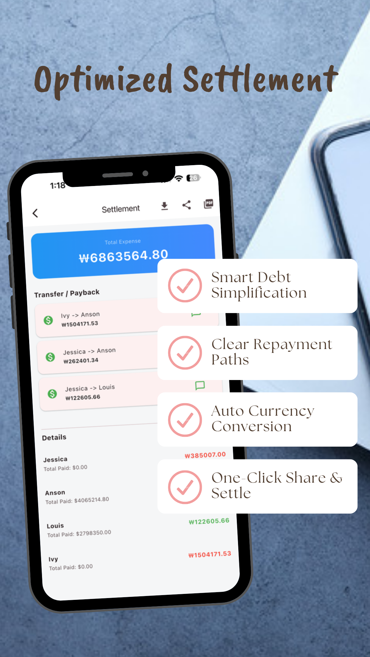 Optimized Settlement